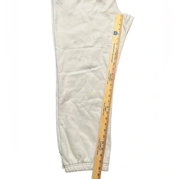 NWT XXL Cream Knit Jogger Drawstring elastic waist jogging pants sweat pants - Picture 7 of 16